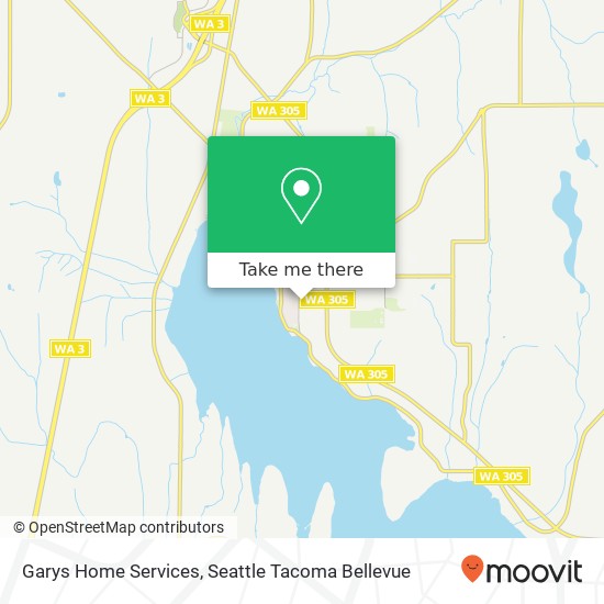 Garys Home Services map