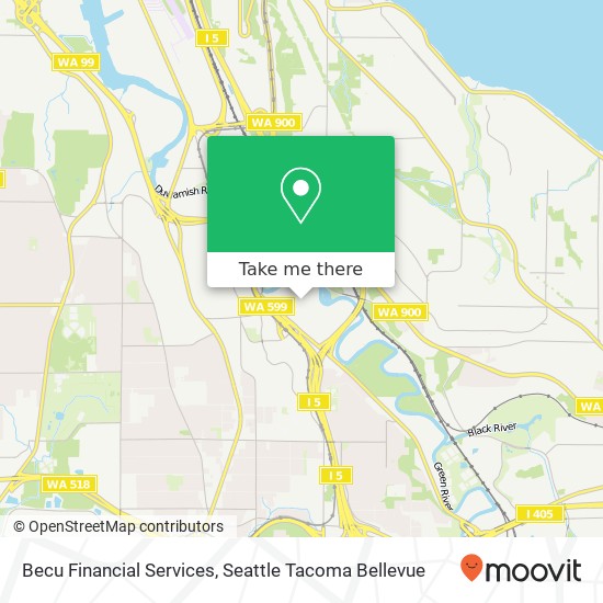 Becu Financial Services map