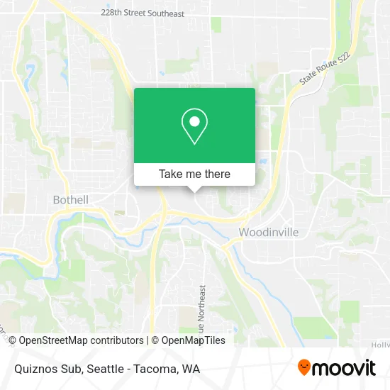 Mapa de Quiznos Sub