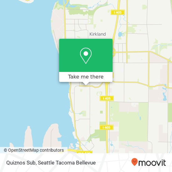 Quiznos Sub map