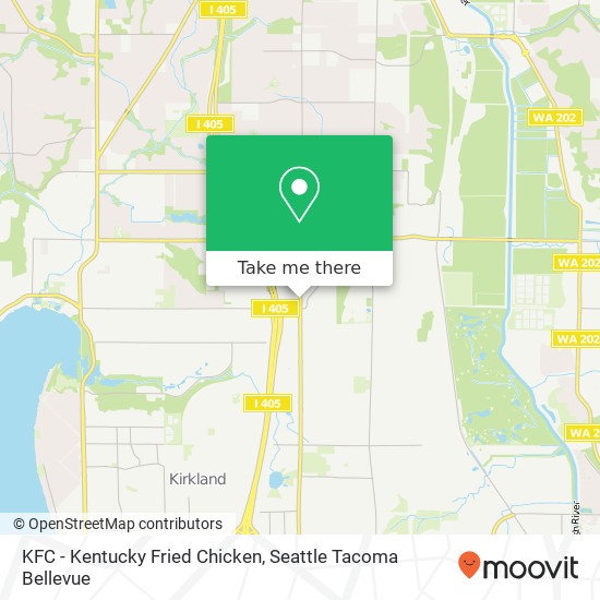 KFC - Kentucky Fried Chicken map