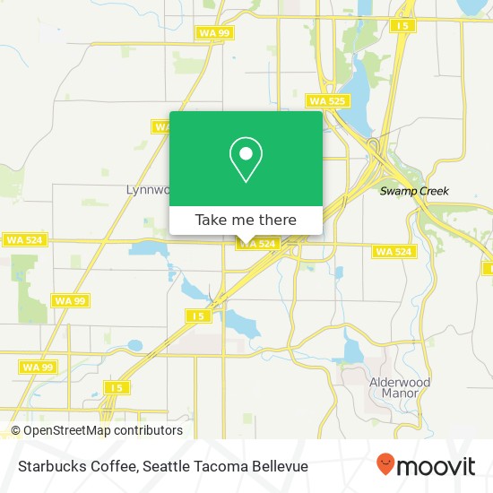 Mapa de Starbucks Coffee