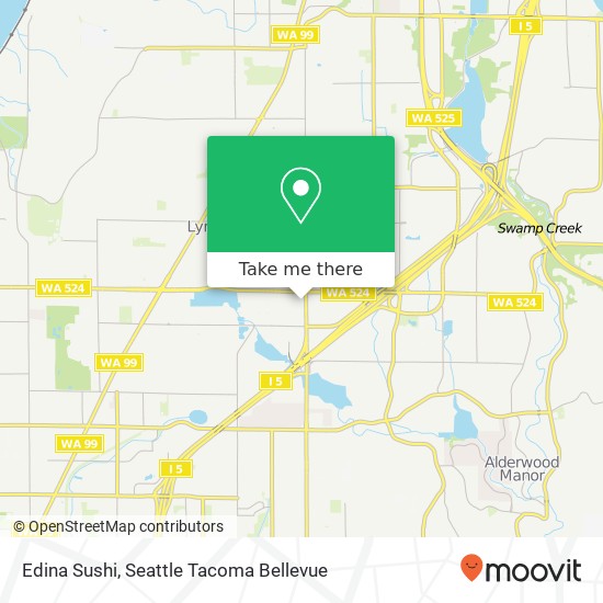 Edina Sushi map