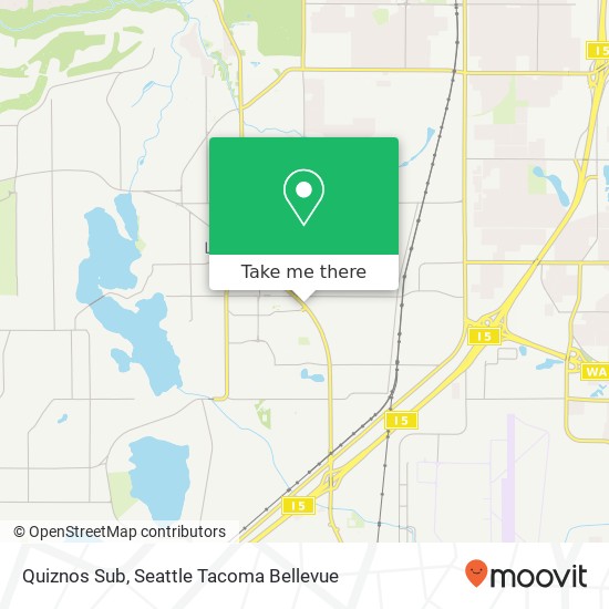 Quiznos Sub map