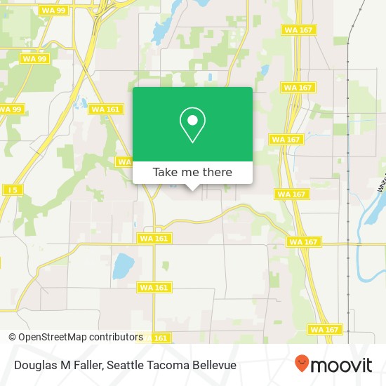 Douglas M Faller map