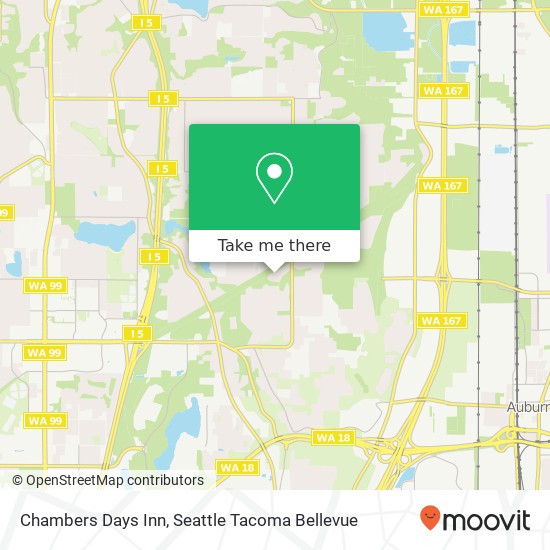 Mapa de Chambers Days Inn