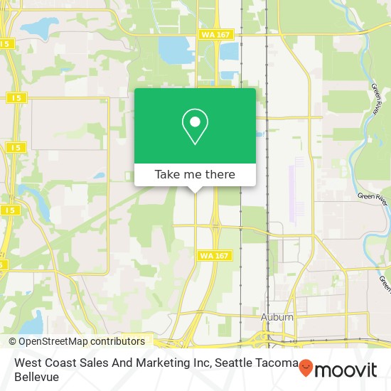 Mapa de West Coast Sales And Marketing Inc