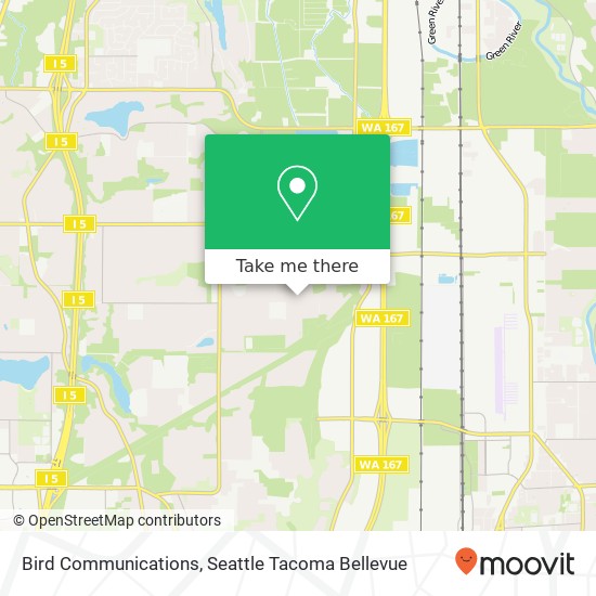 Bird Communications map