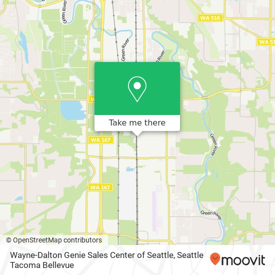 Mapa de Wayne-Dalton Genie Sales Center of Seattle