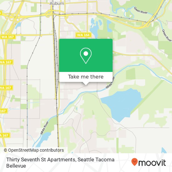 Mapa de Thirty Seventh St Apartments