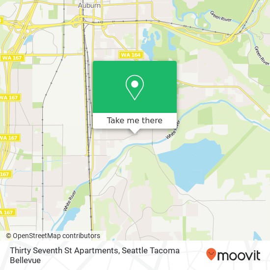 Thirty Seventh St Apartments map