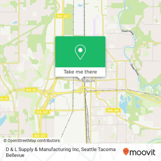 D & L Supply & Manufacturing Inc map