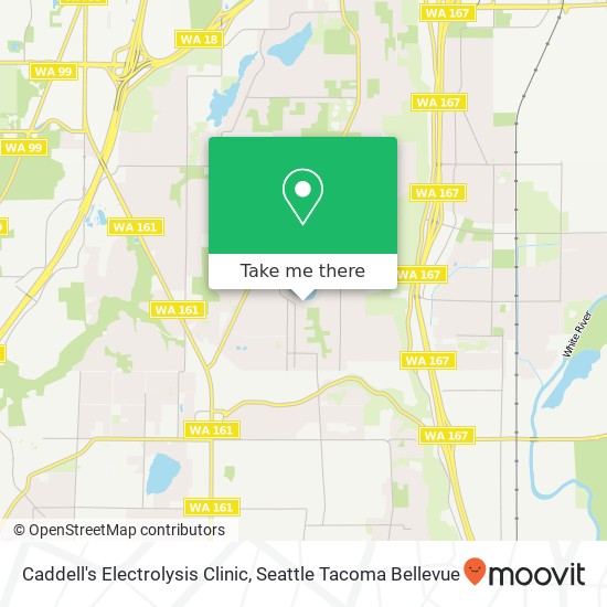 Caddell's Electrolysis Clinic map