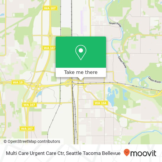 Mapa de Multi Care Urgent Care Ctr