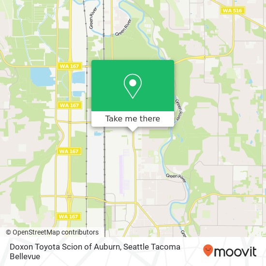 Doxon Toyota Scion of Auburn map