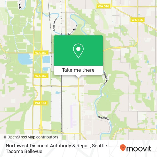 Mapa de Northwest Discount Autobody & Repair