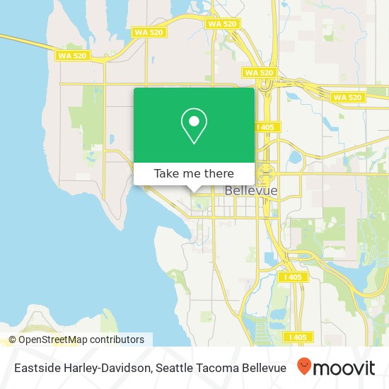 Eastside Harley-Davidson map