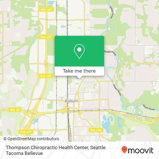 Thompson Chiropractic Health Center map