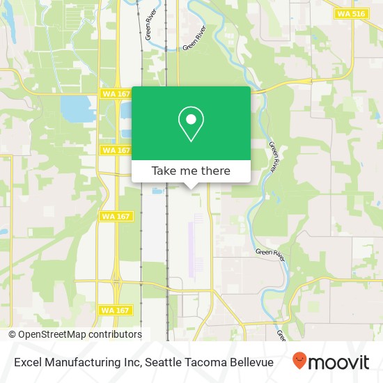 Mapa de Excel Manufacturing Inc