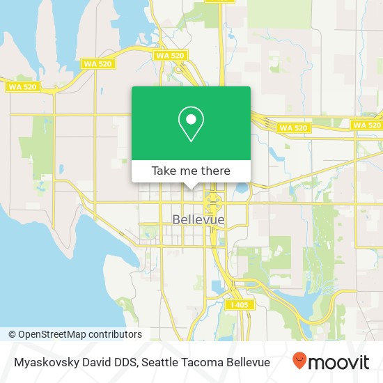 Myaskovsky David DDS map