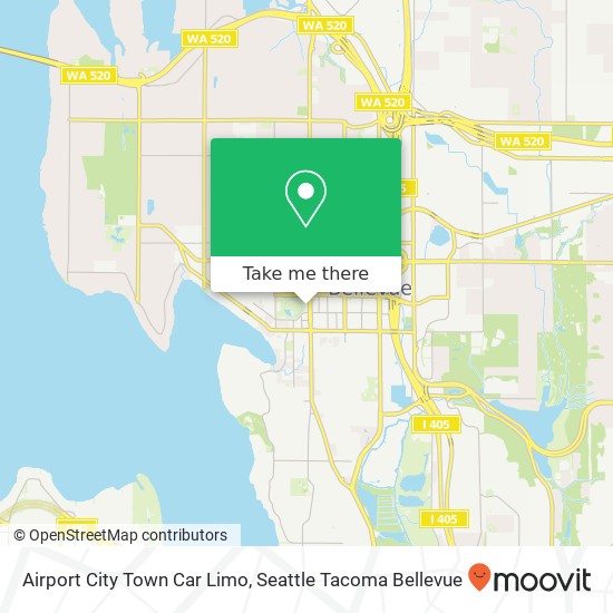 Airport City Town Car Limo map