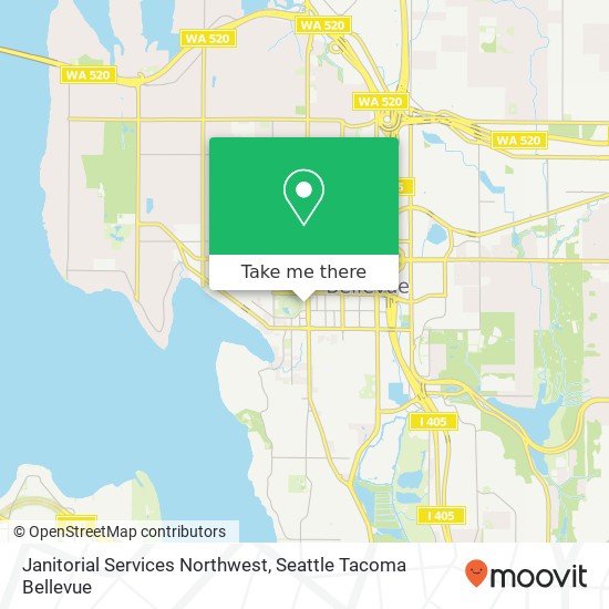 Mapa de Janitorial Services Northwest