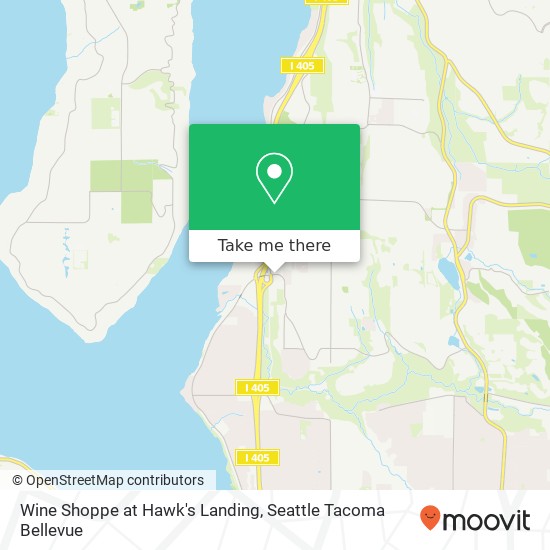 Wine Shoppe at Hawk's Landing map