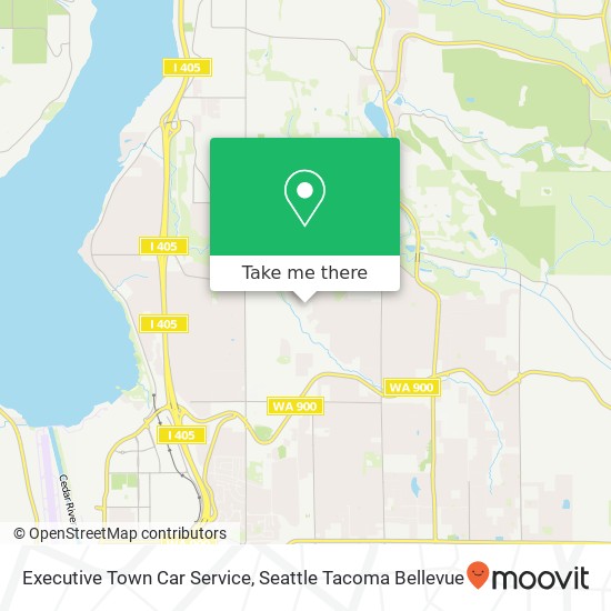 Executive Town Car Service map