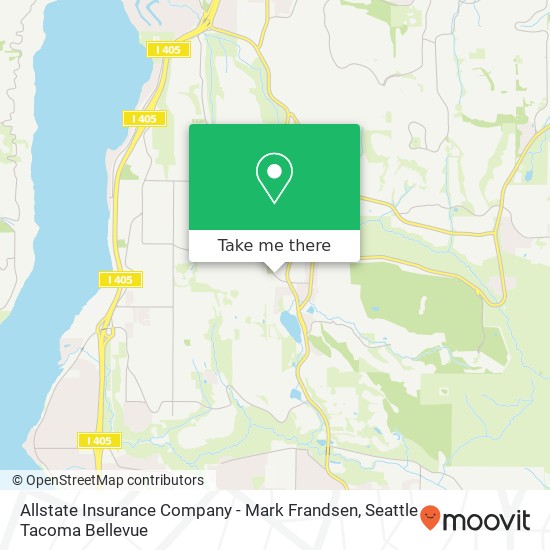 Allstate Insurance Company - Mark Frandsen map