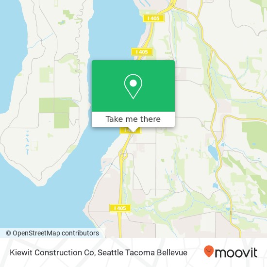 Kiewit Construction Co map