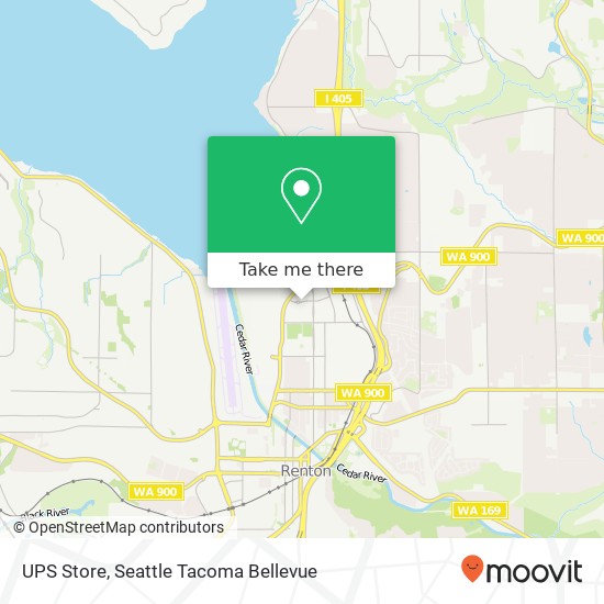 UPS Store map