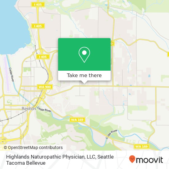 Mapa de Highlands Naturopathic Physician, LLC