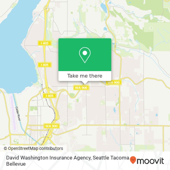 Mapa de David Washington Insurance Agency