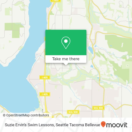 Mapa de Suzie Ervin's Swim Lessons