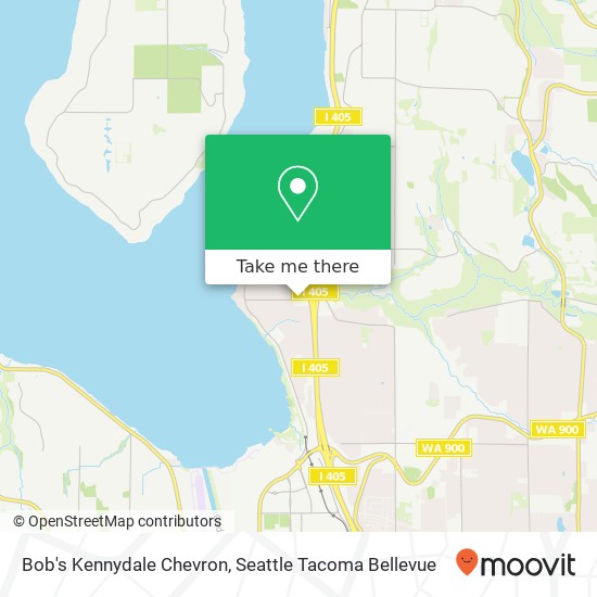 Mapa de Bob's Kennydale Chevron