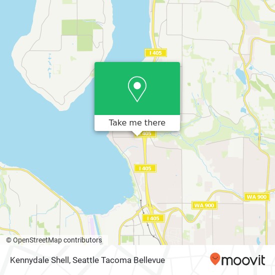 Mapa de Kennydale Shell