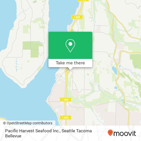 Pacific Harvest Seafood Inc. map