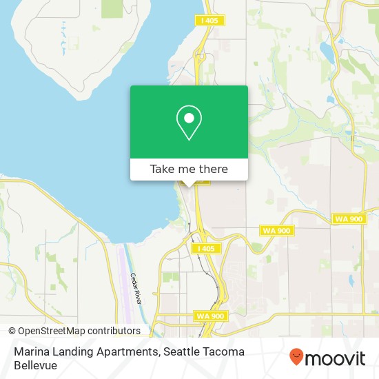 Mapa de Marina Landing Apartments