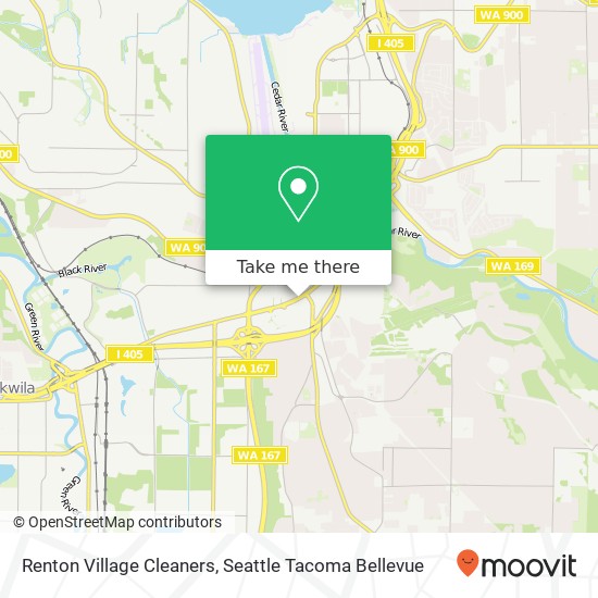 Renton Village Cleaners map