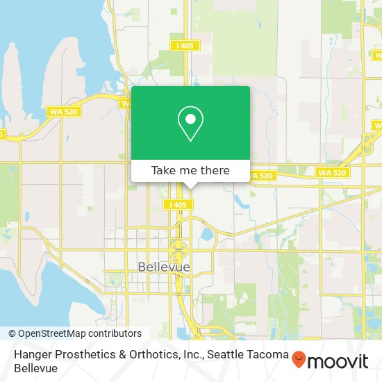 Hanger Prosthetics & Orthotics, Inc. map