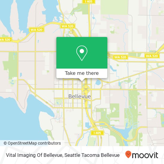 Mapa de Vital Imaging Of Bellevue