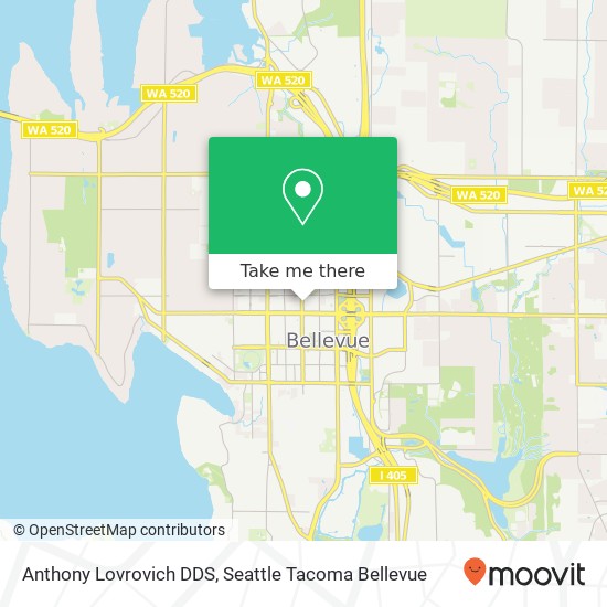 Anthony Lovrovich DDS map