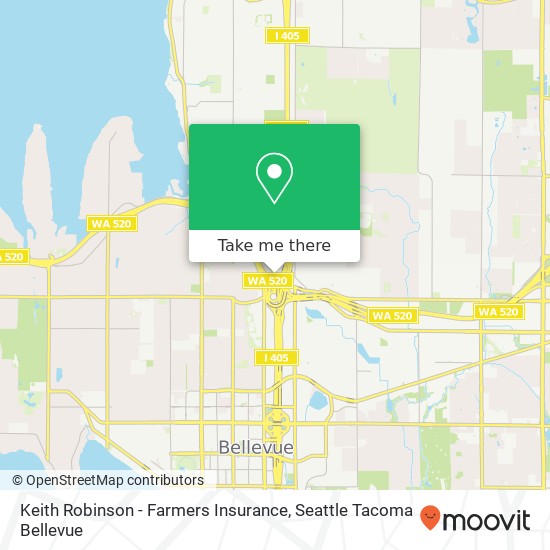 Mapa de Keith Robinson - Farmers Insurance