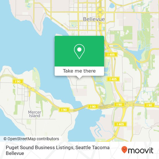 Puget Sound Business Listings map