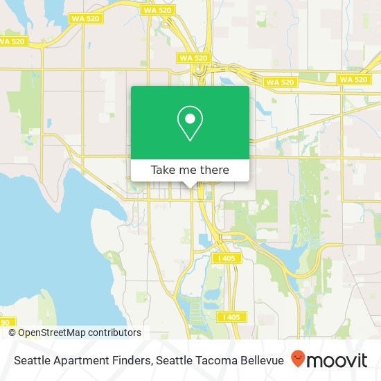 Seattle Apartment Finders map