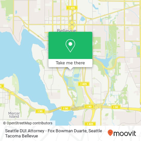 Mapa de Seattle DUI Attorney - Fox Bowman Duarte