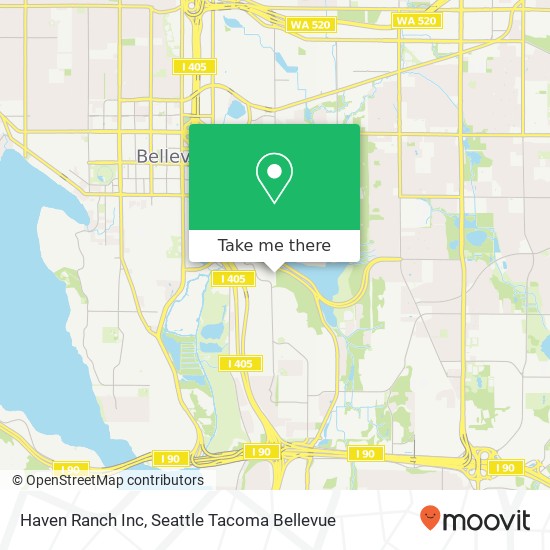 Haven Ranch Inc map