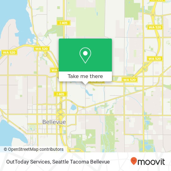 OutToday Services map