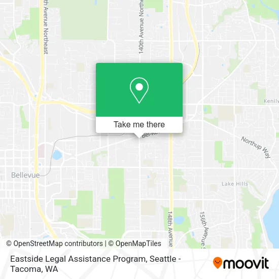 Mapa de Eastside Legal Assistance Program
