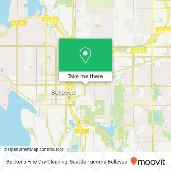 Mapa de Bakker's Fine Dry Cleaning